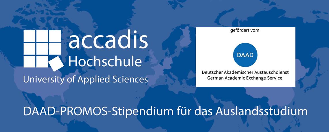 accadis-Studierende erhalten DAAD-PROMOS-Stipendium